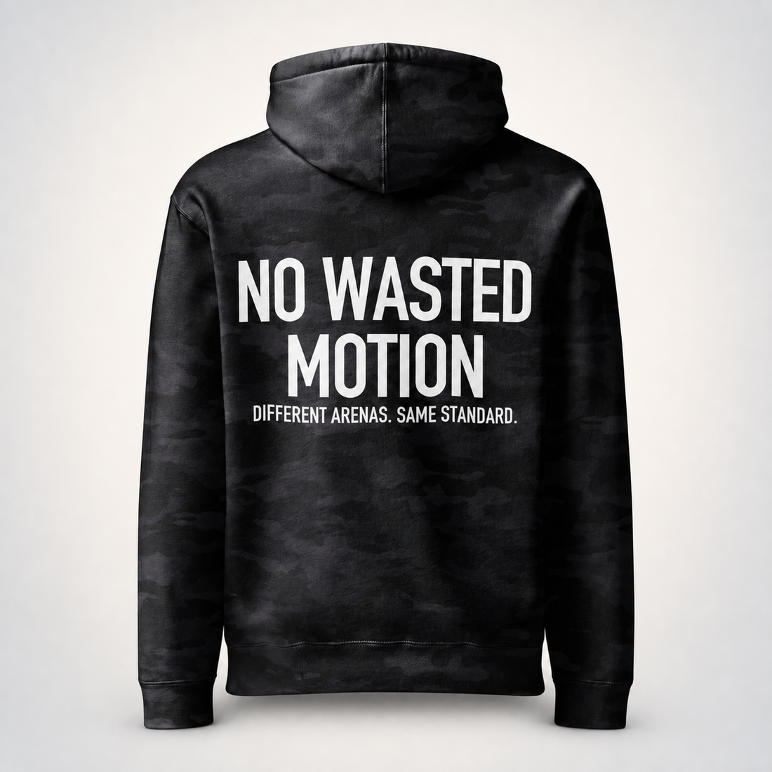 NWM Signal Heavyweight Hoodie on the TunedForm studio gradient
